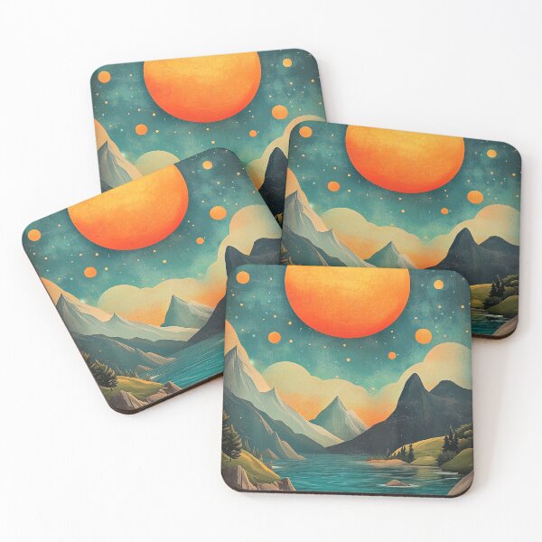 Item preview, Many Moons - Mountain Lake Fantasy designed and sold by TheSillySartor.