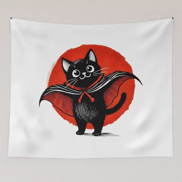 Item preview, Sumie Black Cat Vampire designed and sold by Thunderbelts.