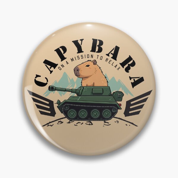 Item preview, Capybara On A Mission To Relax designed and sold by The magic  Yellow bus.