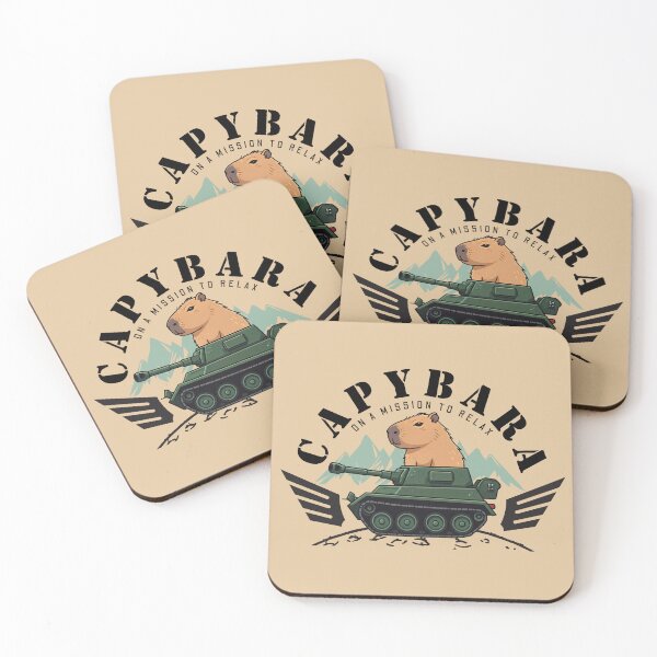 Item preview, Capybara On A Mission To Relax designed and sold by The magic  Yellow bus.