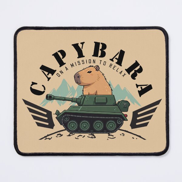 Item preview, Capybara On A Mission To Relax designed and sold by The magic Yellow bus.