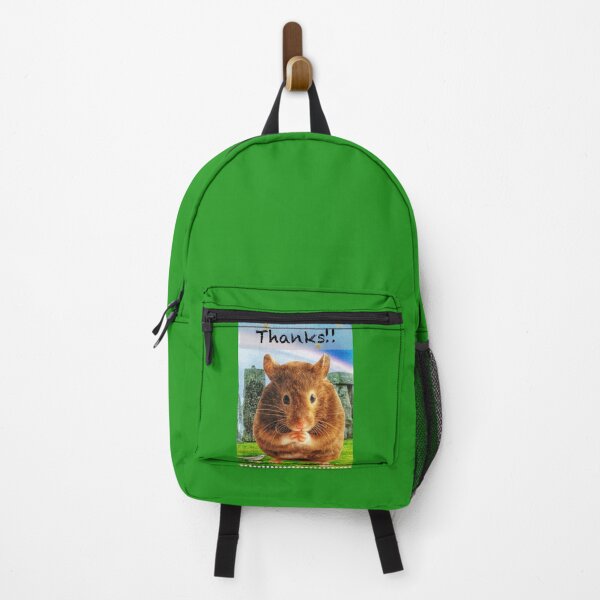 Item preview, Brown Hamster - 'Thanks!!' designed and sold by Nikki Fortuin Arts & Crafts.