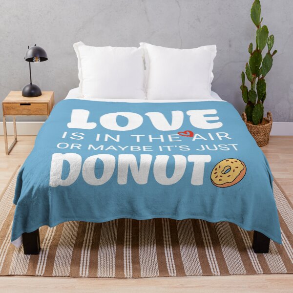 Item preview, Love Is In The Air Or Maybe It's Just Donut True Love Valentine's Day designed and sold by NosandEdgy.