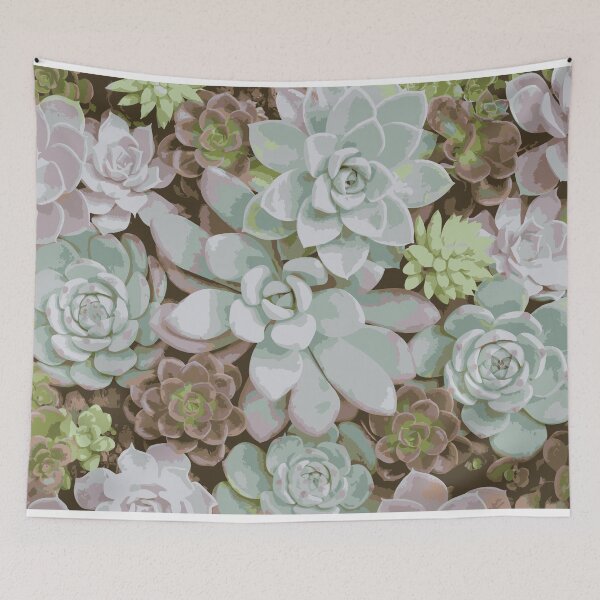 Item preview, Multicolor Succulent Wall designed and sold by Lyonyx.