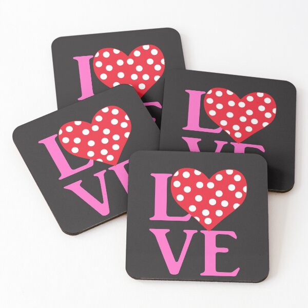 Item preview, Stacked love polka dot heart designed and sold by Nathanfulks551.