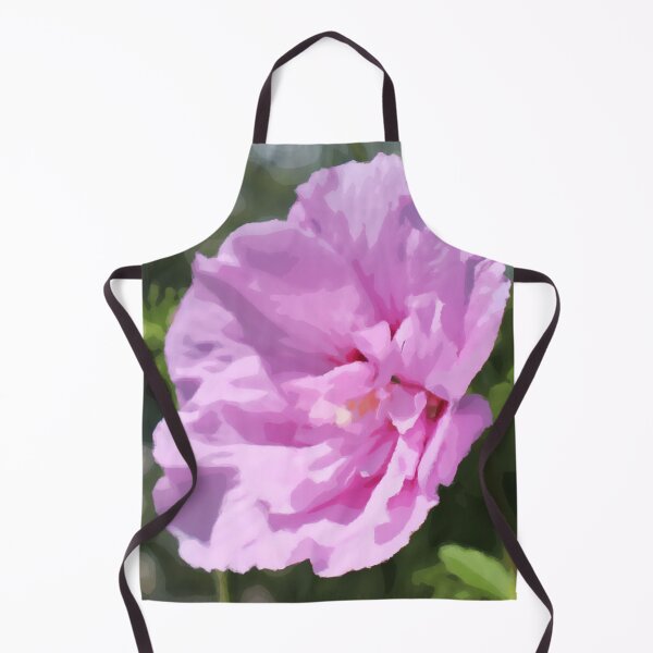 Item preview, Pink Double Hibiscus Digital Flower Painting designed and sold by amgraphics.
