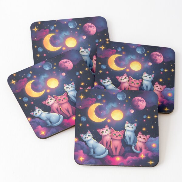 Item preview, Cosmic Kitty Cats designed and sold by JazzPWall.