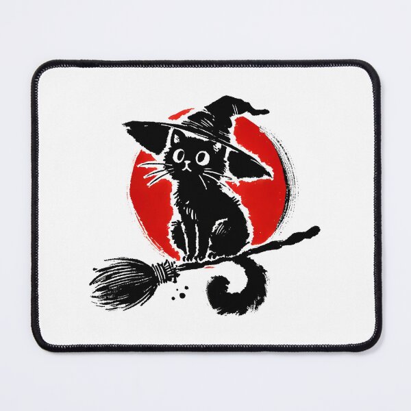 Item preview, Sumie Black Cat Witch designed and sold by Thunderbelts.