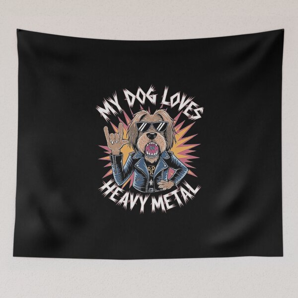 Item preview, Rock Dog: Heavy Metal Style for Music Lovers designed and sold by love3617.