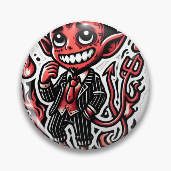 Item preview, Playful Demon in a Pinstripe Suit designed and sold by PloynaphatArt.