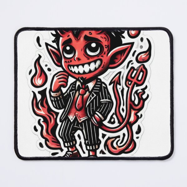 Item preview, Playful Demon in a Pinstripe Suit designed and sold by PloynaphatArt.