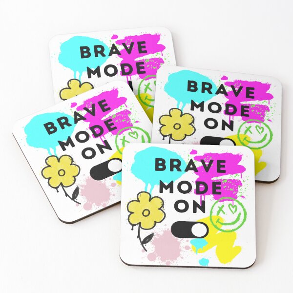 Item preview, Brave Mode On! designed and sold by IconMomo.