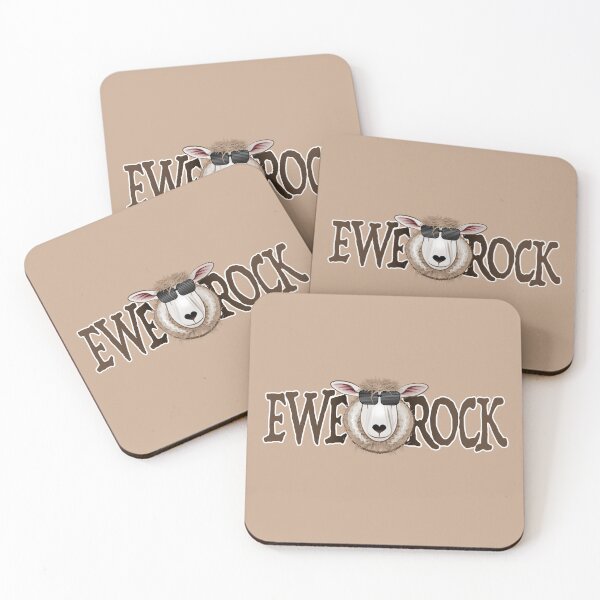 Item preview, Ewe Rock! - Cool Sheep designed and sold by houseofwray.