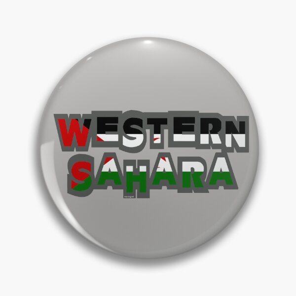 Item preview, Western Sahara Font with Flag designed and sold by Havocgirl.
