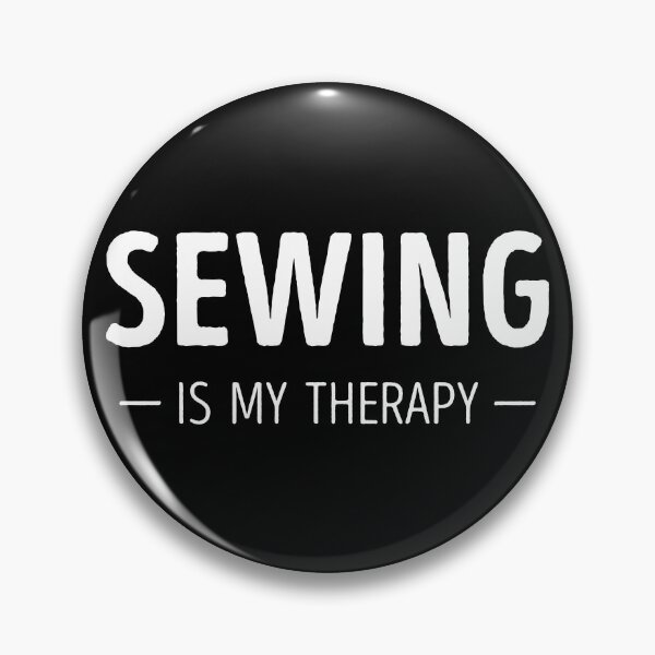 Item preview, Sewing Is My Therapy Funny Sewing Lover designed and sold by RareBunny.