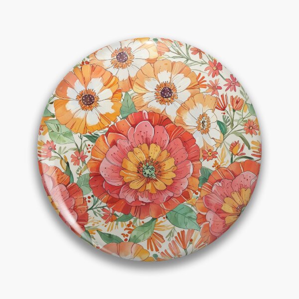 Item preview, Zinnia flower designed and sold by CoolPixels.