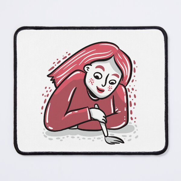 Item preview, Woman painting in red designed and sold by jasmineberry.