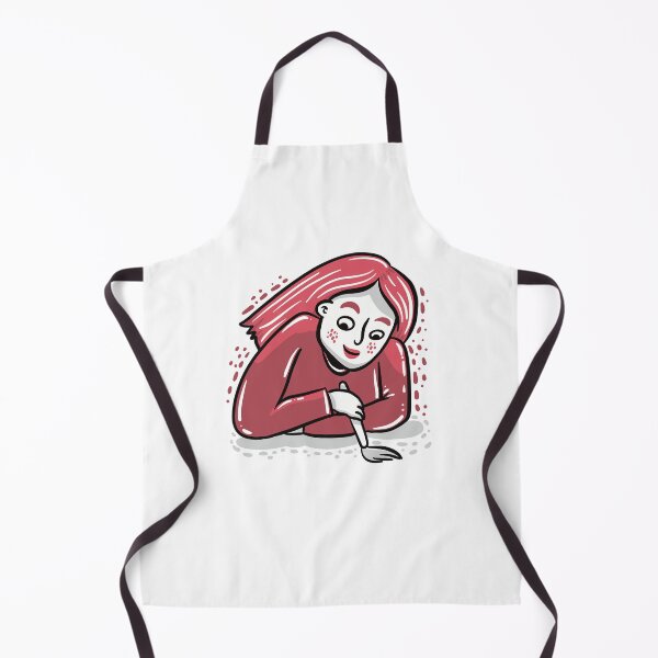 Item preview, Woman painting in red designed and sold by jasmineberry.