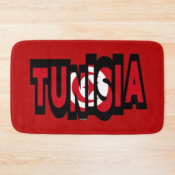 Item preview, Tunisia Font with Tunisian Flag designed and sold by Havocgirl.