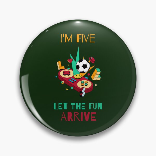 Item preview,  I'm five let the fun arrive designed and sold by AKreation.
