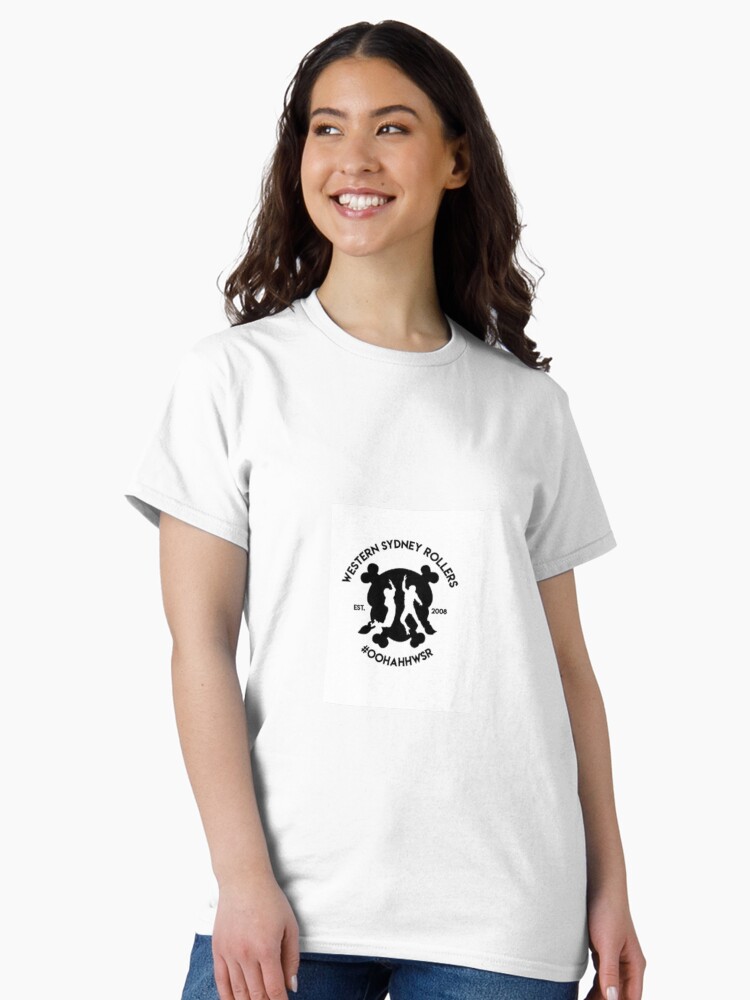 Thumbnail 2 of 7, Classic T-Shirt, WSR Ooh Aaah LOGO designed and sold by WestSydRollers.