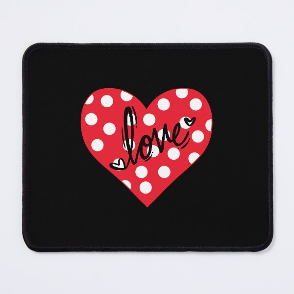 Item preview, Red polka dot love heart designed and sold by Nathanfulks551.
