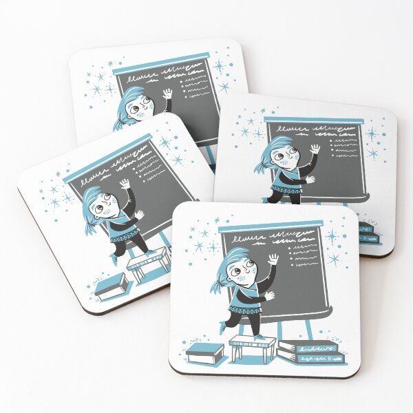 Item preview, Girl and Blackboard designed and sold by jasmineberry.