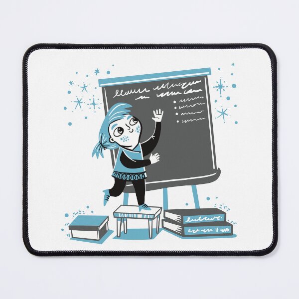 Item preview, Girl and Blackboard designed and sold by jasmineberry.