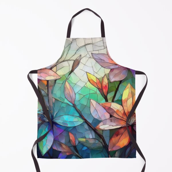 Aperçu de l'œuvre PRINTEMPS Fleurs sauvages en effet vitrail, fleurs bohèmes pastel atténuées, jardin de fleurs sauvages vibrantes, plantes aux couleurs de l'arc-en-ciel aquarellées créée et vendue par navitalidesign.