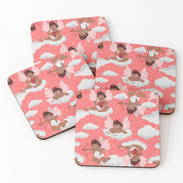 Item preview, african cupid black cherub angel valentines  designed and sold by Gossip Rag.