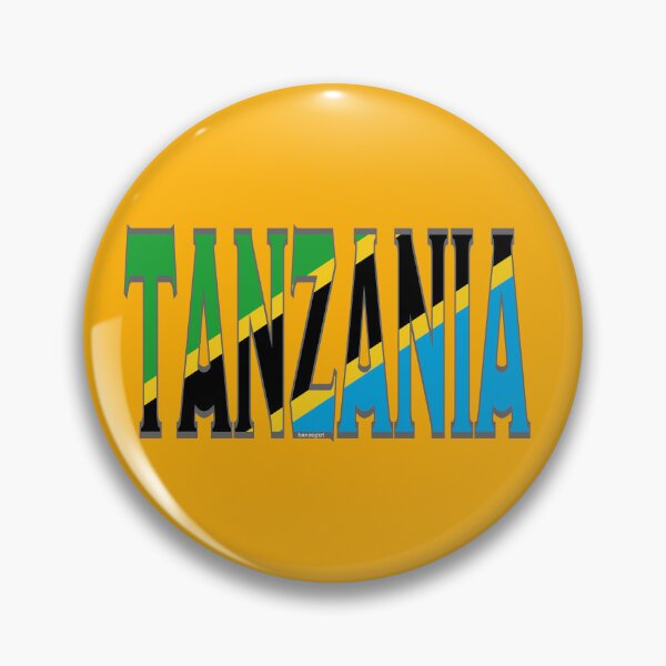 Item preview, Tanzania Font with Tanzanian Flag designed and sold by Havocgirl.