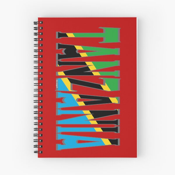 Item preview, Tanzania Font with Tanzanian Flag designed and sold by Havocgirl.