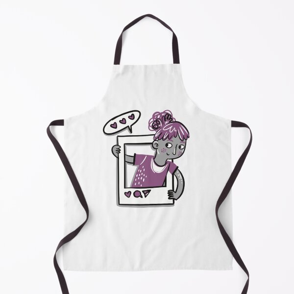 Item preview, Social media girl in purple designed and sold by jasmineberry.