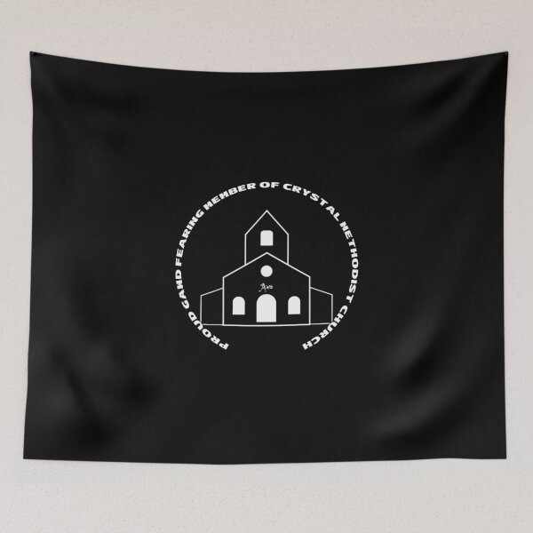 Item preview, Crystal member of methodist church designed and sold by AllUnblvablShts.