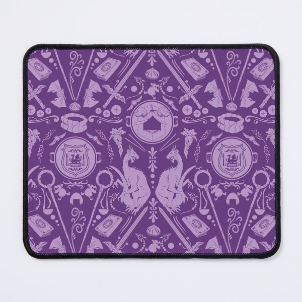 Item preview, Dungeon Food Damask (Purple) designed and sold by Hailey Suits.
