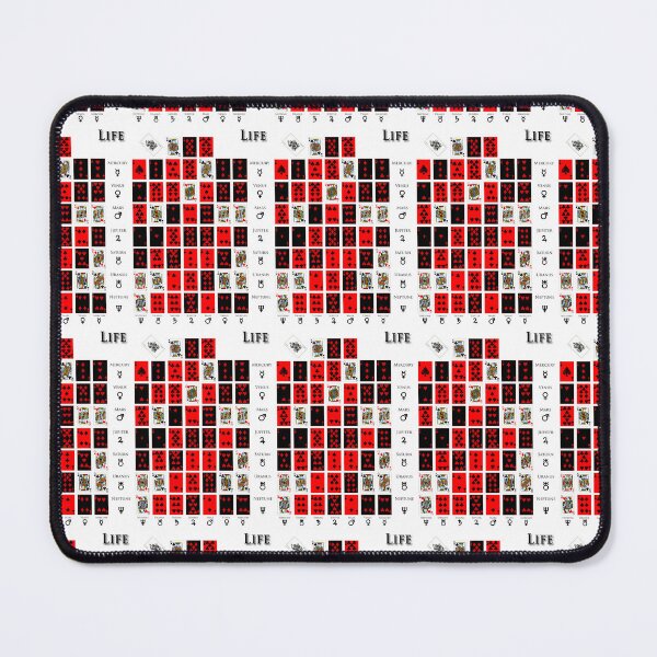 Item preview, Contrast Red 'n Black + Glyphs: Life Spread designed and sold by navigatefate.
