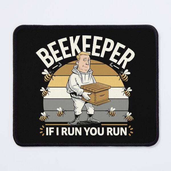 Item preview, Funny Beekeeper | If I Run You Run designed and sold by tmerchtrends.