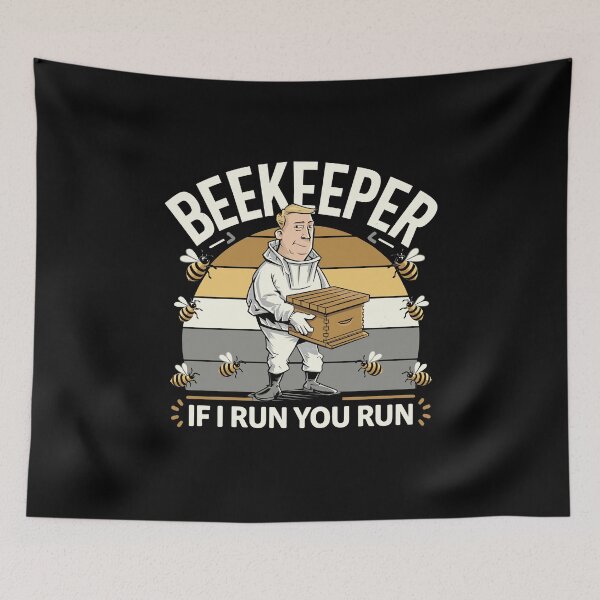 Item preview, Funny Beekeeper | If I Run You Run designed and sold by tmerchtrends.