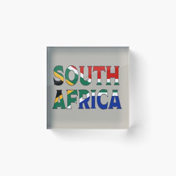 Item preview, South Africa Font with Flag of South Africa designed and sold by Havocgirl.