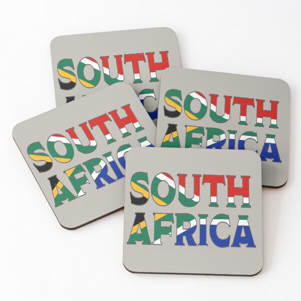 Item preview, South Africa Font with Flag of South Africa designed and sold by Havocgirl.