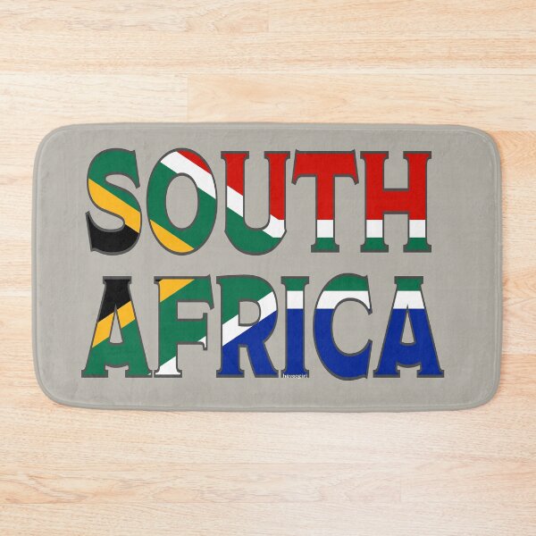 Item preview, South Africa Font with Flag of South Africa designed and sold by Havocgirl.