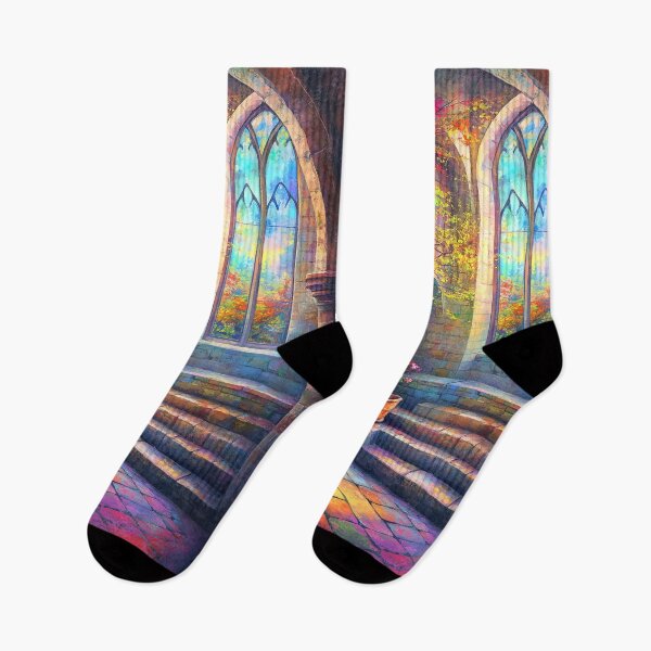 Item preview, Sacred Light - Gothic Garden Steps designed and sold by TheSillySartor.