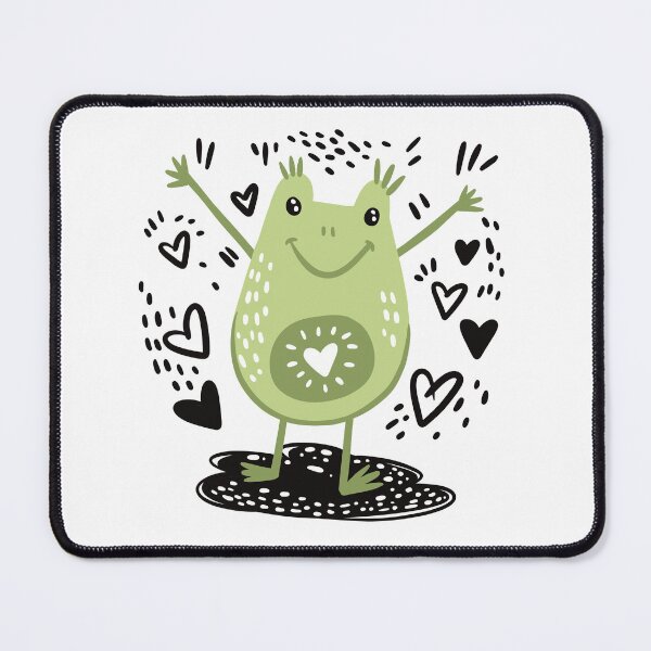 Item preview, Green froggy with hearts! designed and sold by jasmineberry.
