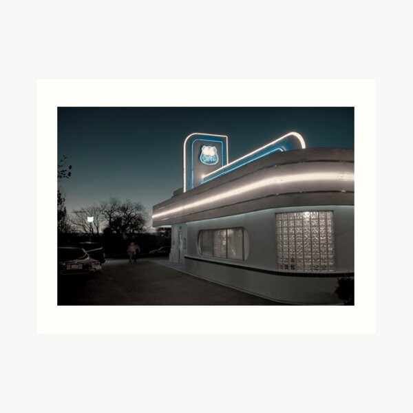 USA. New Mexico. Albuquerque. Route 66 Diner. Art Print