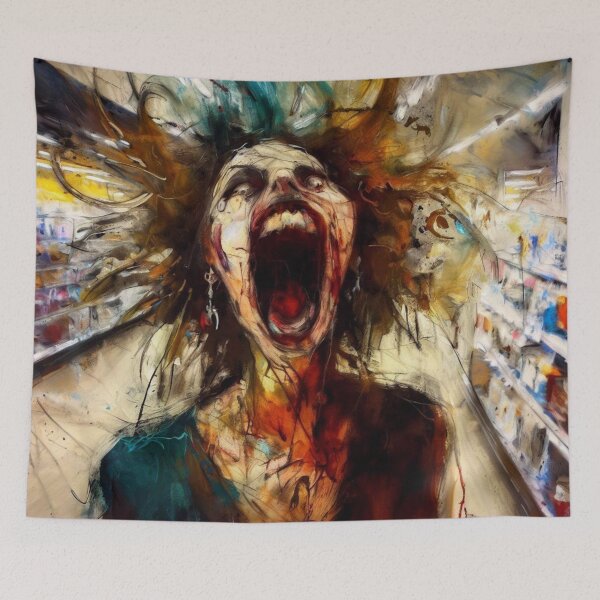 Item preview, Zombie at Dalmart designed and sold by Donkey's Salad.