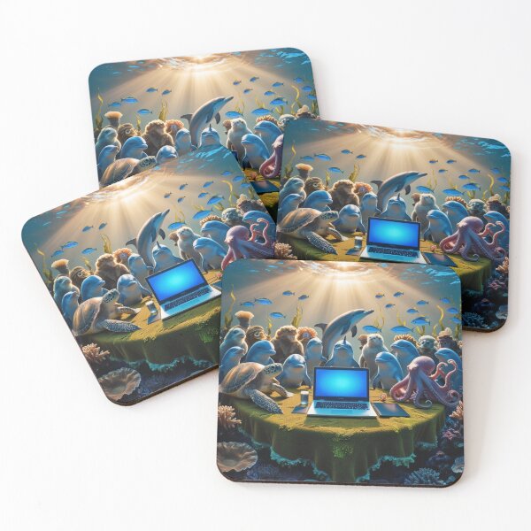 Item preview, Underwater Marine Meeting With Aquatic Animals designed and sold by Dream Output .