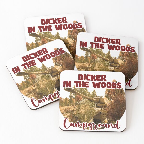 Artikelvorschau, Dicker im Wald Campingplatz {Design 2} entworfen und verkauft von BarracksWear.