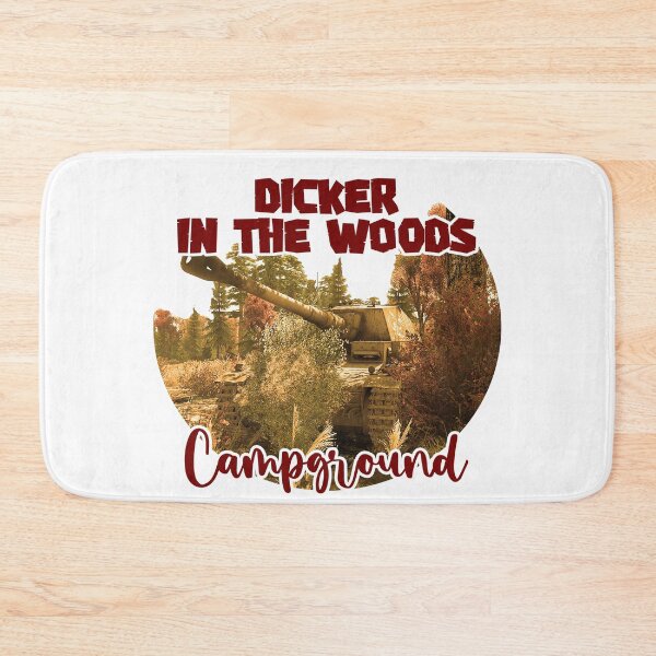 Item preview, Dicker in the woods Campground {design 2} designed and sold by BarracksWear.