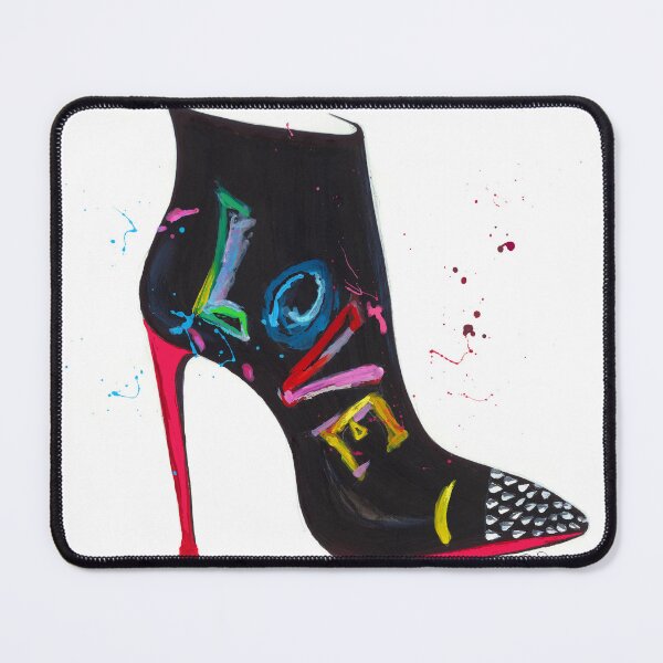 Item preview, Ladies Shoe Drawing high heel boot, LOVE design  designed and sold by DenisaDesign.