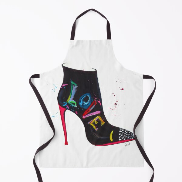 Item preview, Ladies Shoe Drawing high heel boot, LOVE design designed and sold by DenisaDesign.